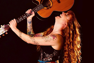 write and record emotional country folk rock and professional blues song