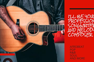 be your ghost songwriter, melody composer and lyrics editor