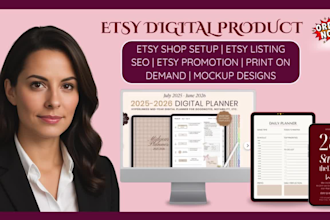 design etsy digital products for etsy shop set up etsy seo etsy digital products