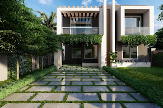 create interior, exterior design walkthrough and render