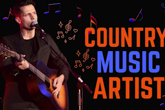 compose and record country music song and be your songwriter music producer