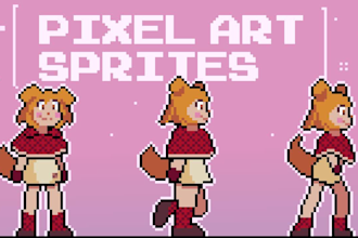 create pixel art sprites and animations for indie games