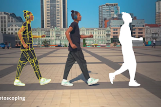do rotoscoping, wire or object removal, background removal