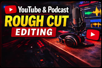 do clean rough cuts for long youtube videos and podcasts