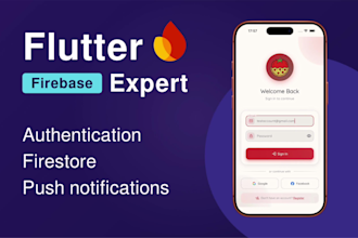 integrate firebase into your flutter app