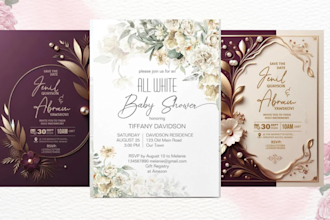 do baby shower invitation or birthday invitation