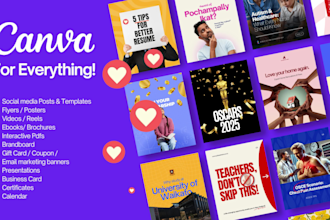design anything in canva in 24 hrs