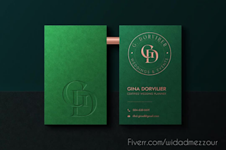 design luxury business card