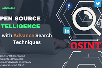 advance surveillance investigator osint and forensics expert