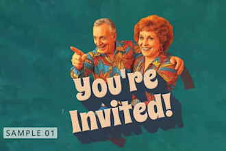 make party invitation video promo save the date