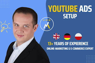 create your german or english youtube ads campaign in google ads