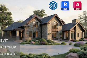 make revit, sketchup models for you