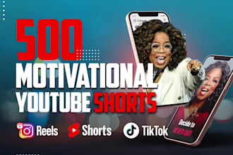 create bulk motivational youtube shorts