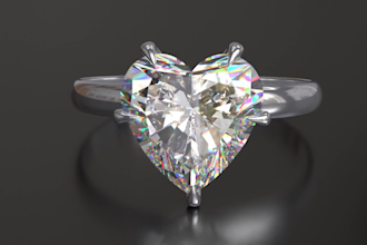 create realistic 3d jewelry animation and rendering