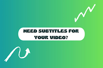 create subtitles in english or in any other language