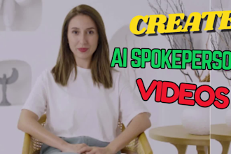 create ai spokeperson videos, with human avatars for your brand and marketing