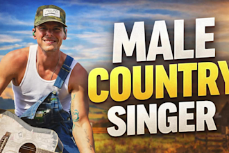 write and sing a custom country song and southern rock songs for you