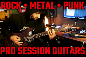 record rock, punk and metal guitars for your song