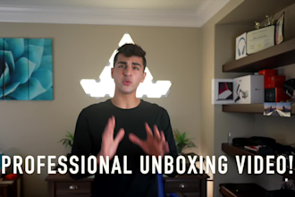create an unboxing video