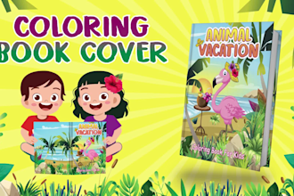 provide KDP low content, coloring book cover and interior