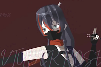 draw rig 2d vtuber model live 2d vtuber model anime vtuber vtube studio