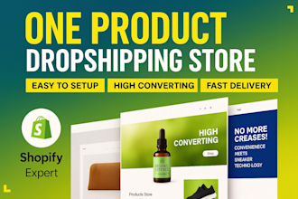 develop, design and build your shopify store or shopify website