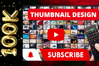 deliver amazing youtube thumbnail and catchy  thumbnail design for your channel