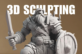 3d sculpting 3d model for printing using zbrush