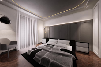 render a 3d interior in high quality