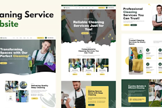 build local business website, handyman, pressure washing, junk removal website