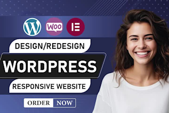 do website development or design, redesign, revamp your wordpress website