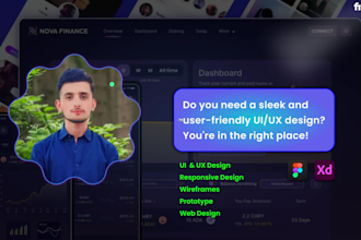 design UI UX design for mobile app using figma, website UI UX design