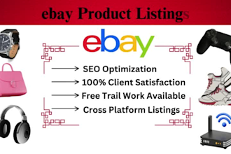 do ebay seo listing, ebay lister, ebay draft listing, ebay product listing