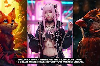create professional ai art and detailed story book illustrations