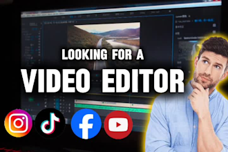 do video editing for youtube video