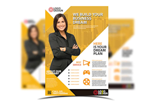 flyer poster business card envelop menu and more design