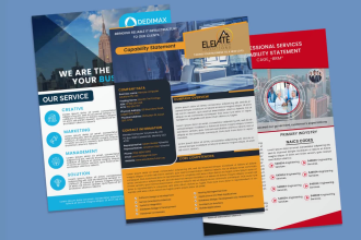 design a professional and effective government contract capability statement