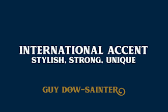 be a neutral international english voiceover voice actor