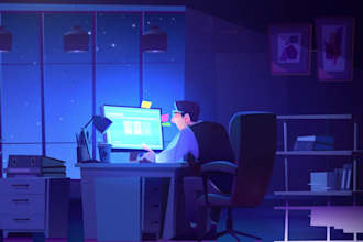 do professional ai generated images for lofi loop animation