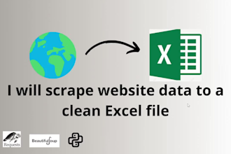 do web scraping and extract data to excel