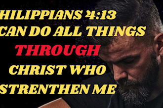 create christian, church, gospel motivational youtube video for your channel