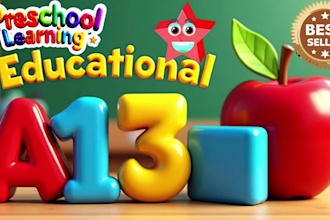 create monetizable and fast growing kids video nursery rhymes learning video