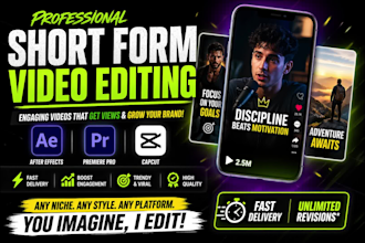 be your short form video editor for short form video editing