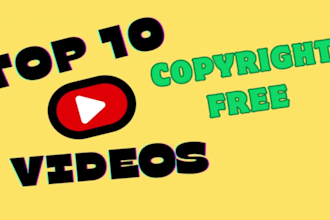 make top 10 or top 5 viral videos with free thumbnail