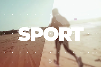 create powerful gym, health, sports and fitness promo video