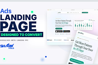 design a landing page for your google or meta ads campaign