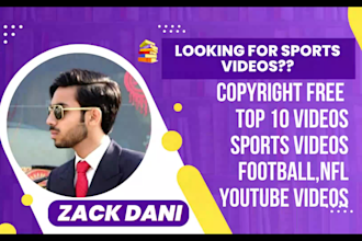 make monetizable sports highlights youtube videos in HD copyright free