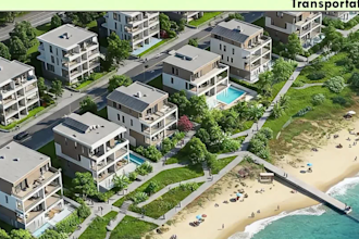 do master plan design, small residential, urban planning and transportation