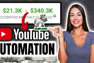 setup monetizable faceless youtube automation channel, finance cash cow videos