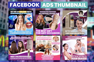 create facebook ads thumbnails for your shopify dropshipping products